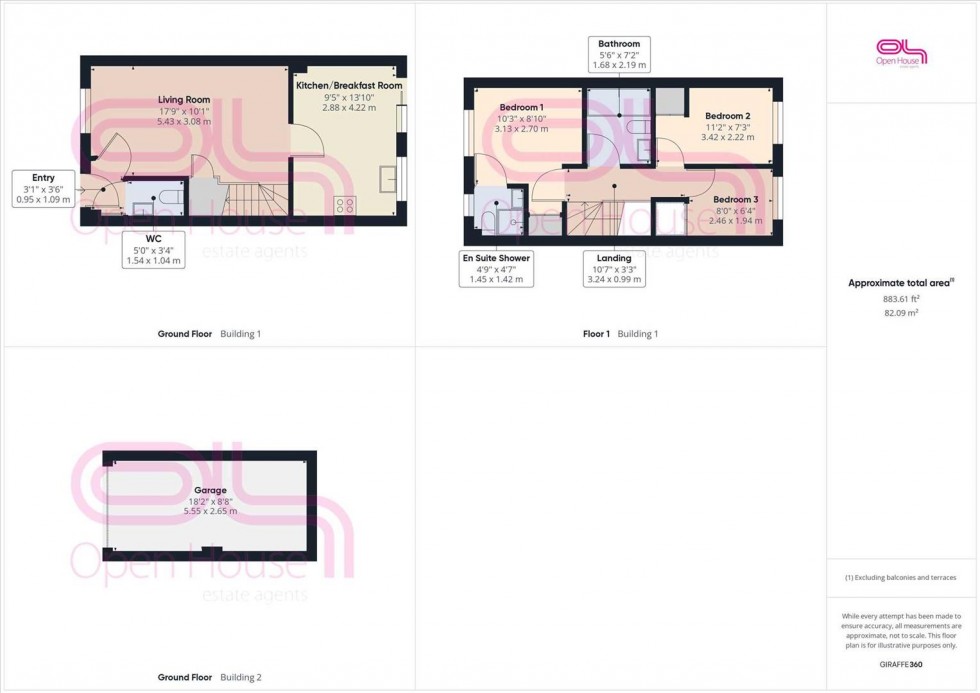 Floorplan for Montreal Close, Peacehaven