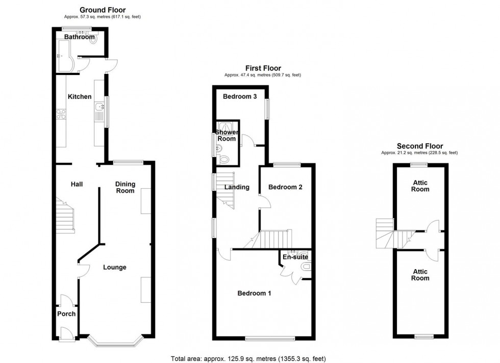 Floorplan for Moorland Road, Weston-Super-Mare