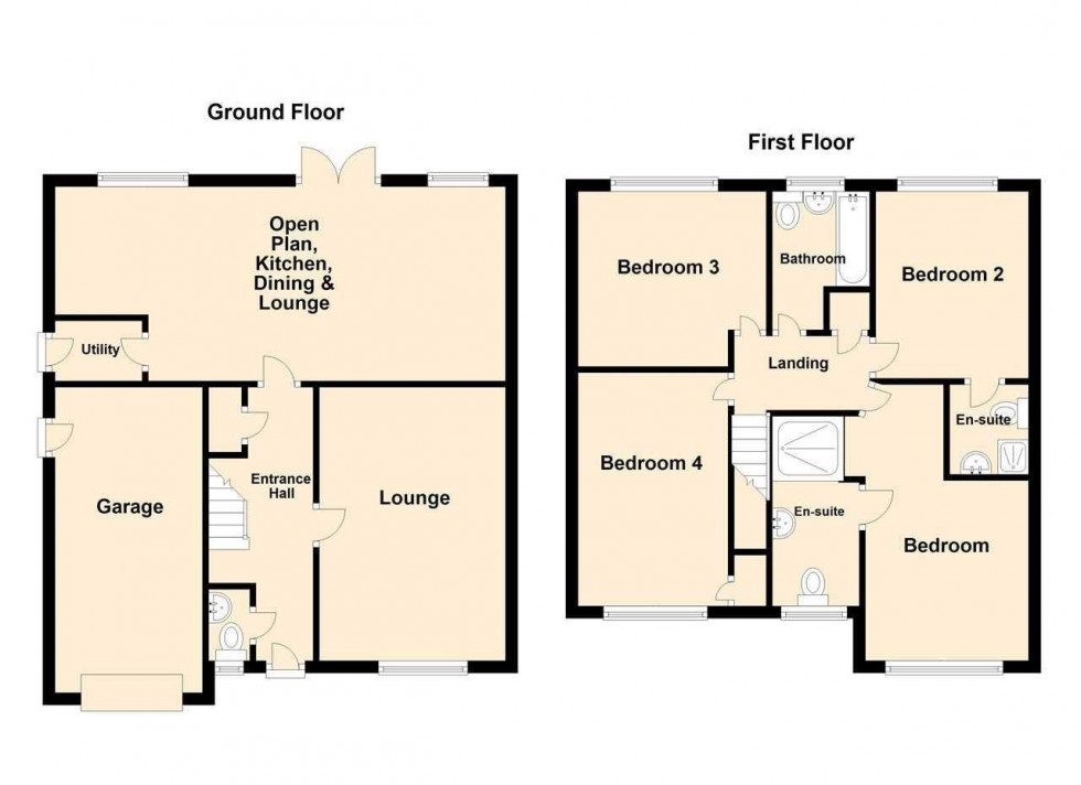 Floorplan for Springfield Gardens,Gnosall
