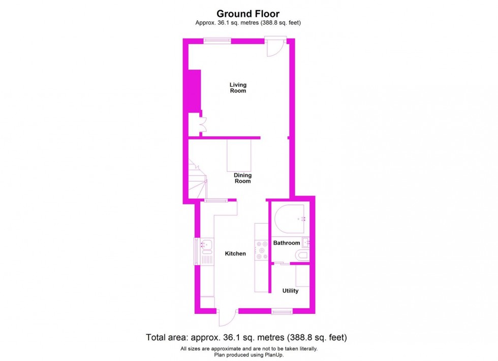 Floorplan for Mount Terrace, Ellesmere Road, St. Martins