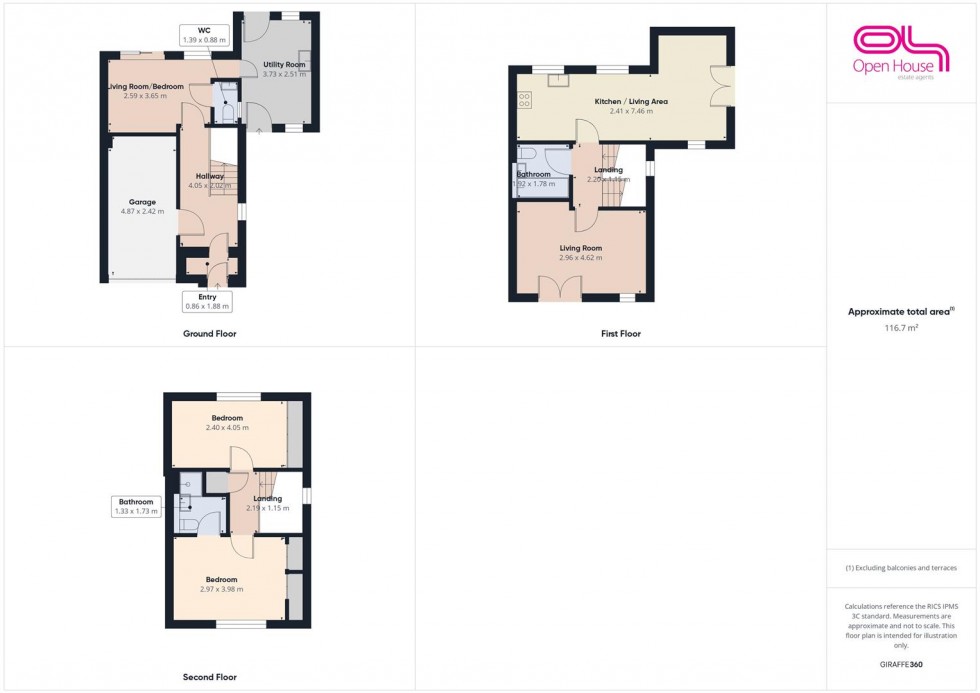 Floorplan for Spruce Way, Stafford