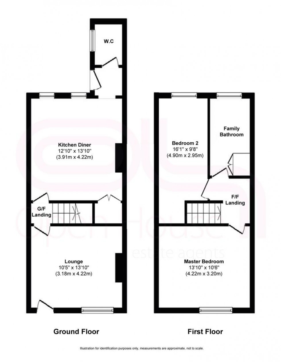 Floorplan for Huntly Road, Peterborough