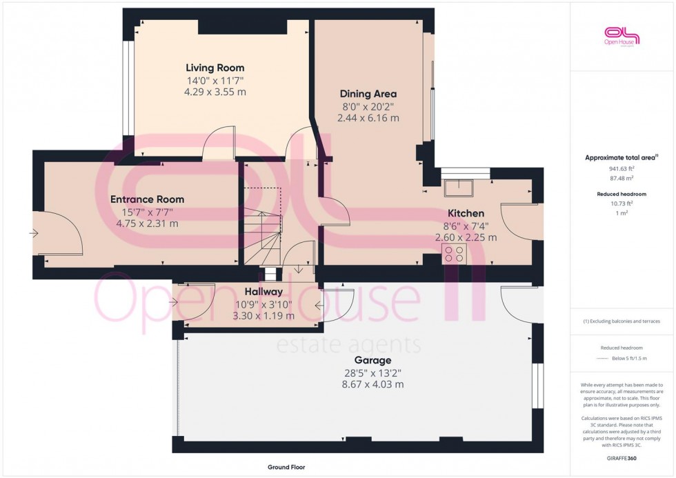 Floorplan for Firle Road, Peacehaven