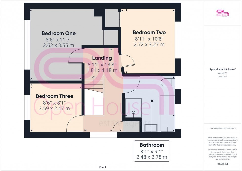 Floorplan for Firle Road, Peacehaven