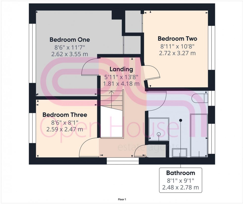 Floorplan for Firle Road, Peacehaven