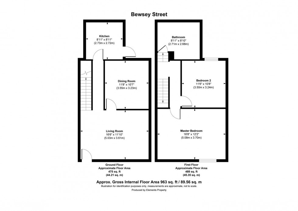 Floorplan for Bewsey Street, Bewsey And Whitecross