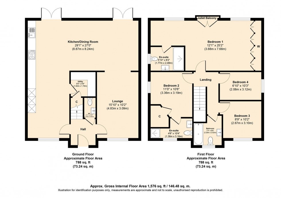 Floorplan for Fenton Avenue, Woodlesford, Leeds, LS26