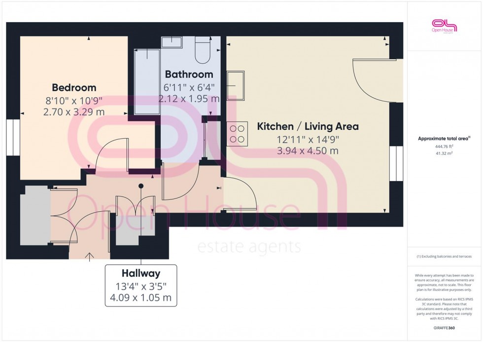 Floorplan for Robin Lane, Peacehaven