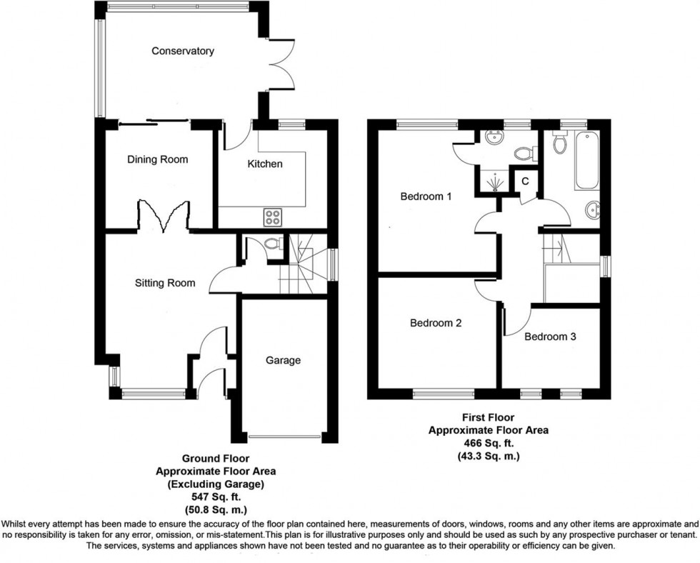 Floorplan for Pyes Meadow, Elmswell, Bury St Edmunds, IP30