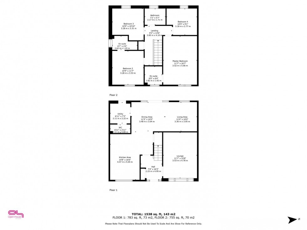 Floorplan for Tutbury Drive, Burton-On-Trent