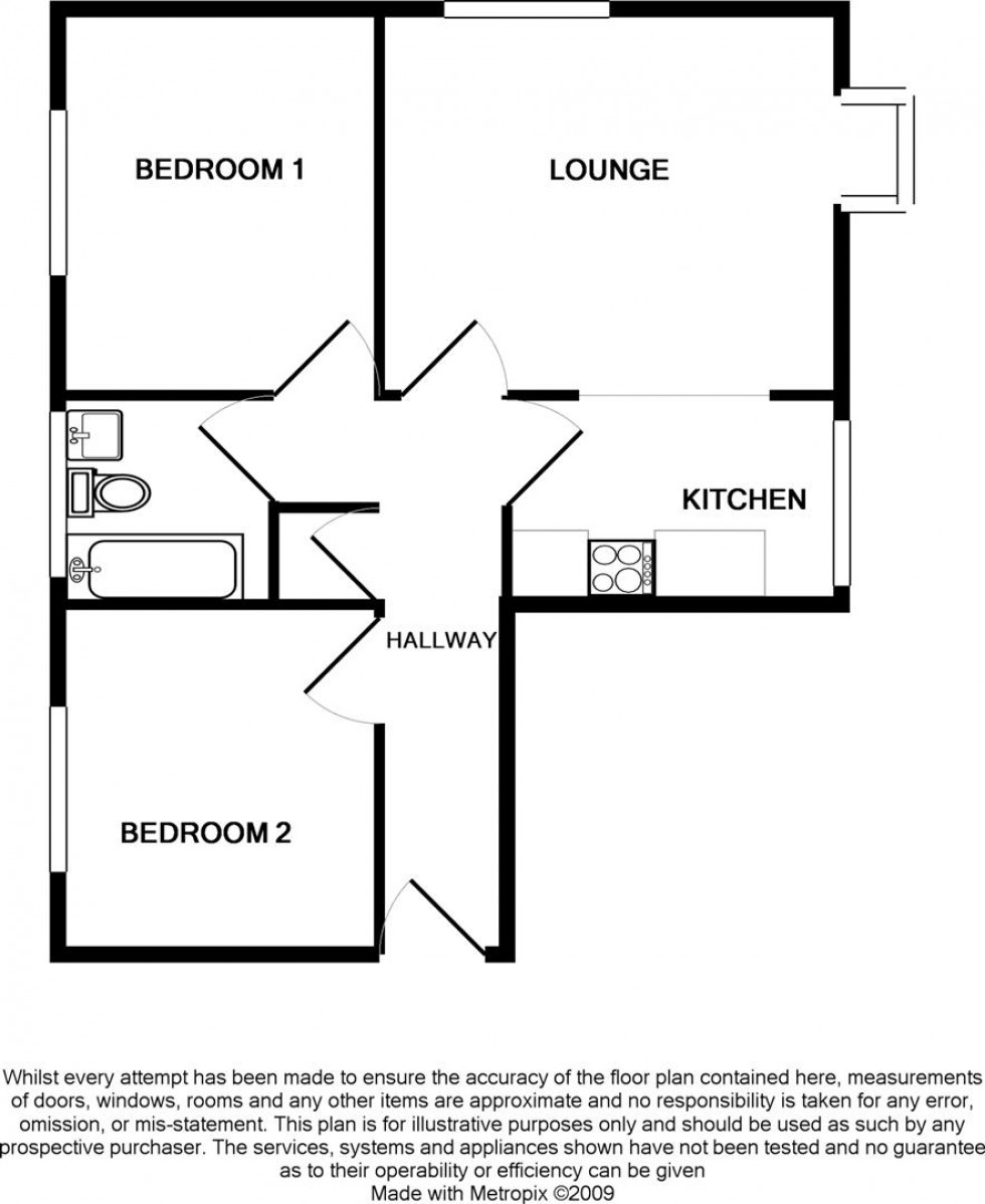 Floorplan for McMillan Court,Telford Close, King's Lynn