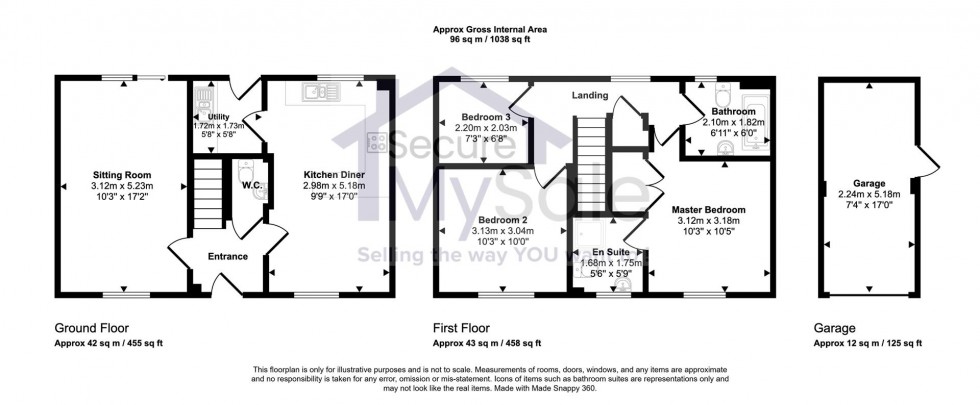 Floorplan for Blairgowie Close, Grantham