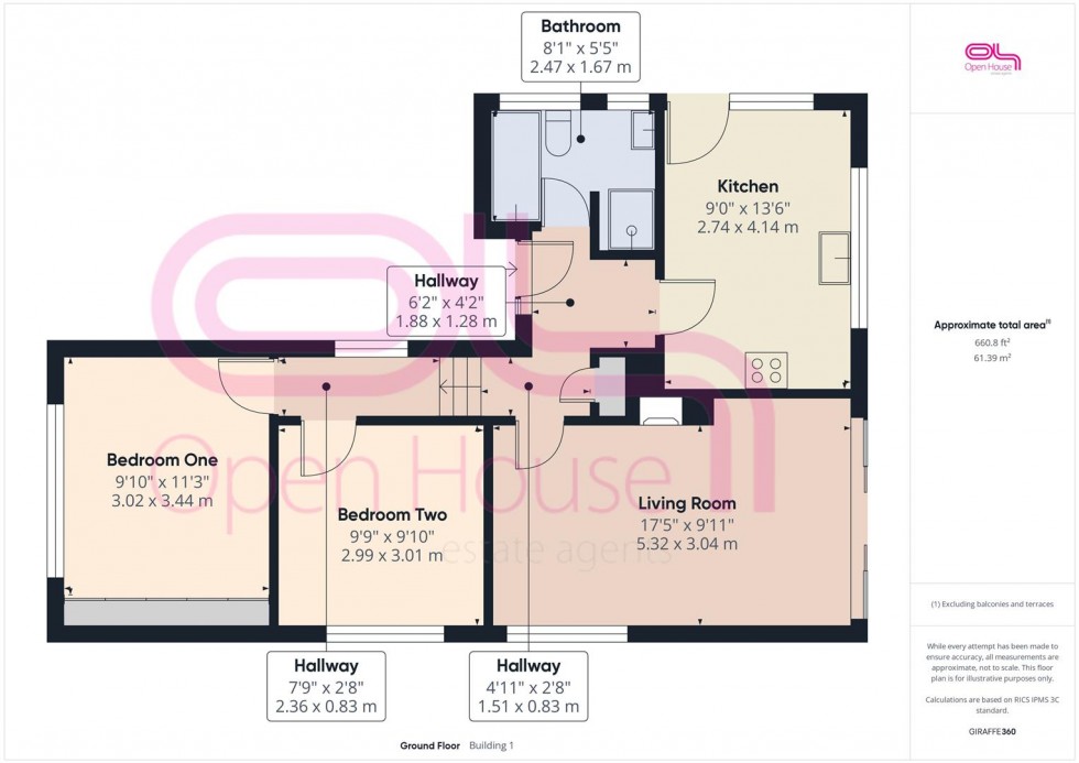 Floorplan for St. Leonards Road, Newhaven