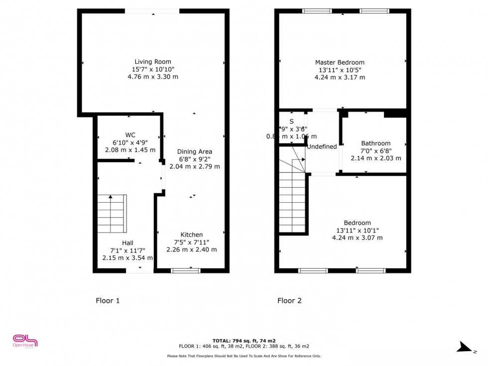 Floorplan for Medham Avenue, Linton