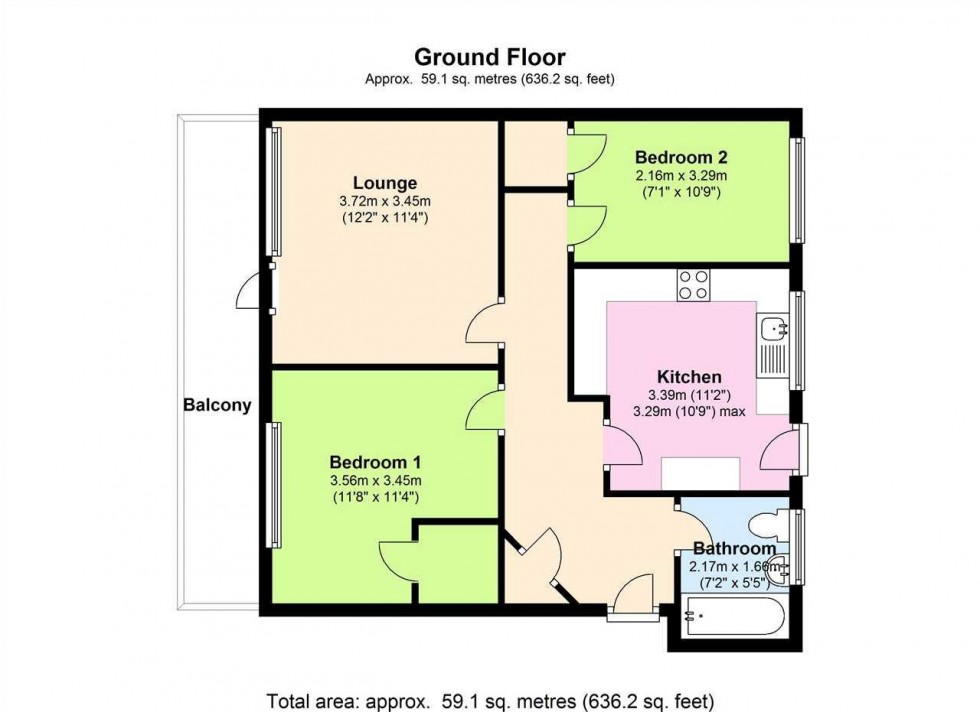 Floorplan for Strand Parade, Goring-by-Sea