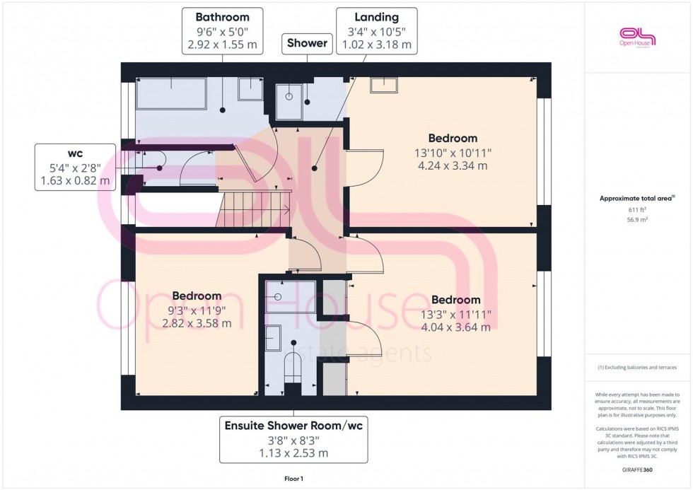 Floorplan for Steyning Avenue, Peacehaven