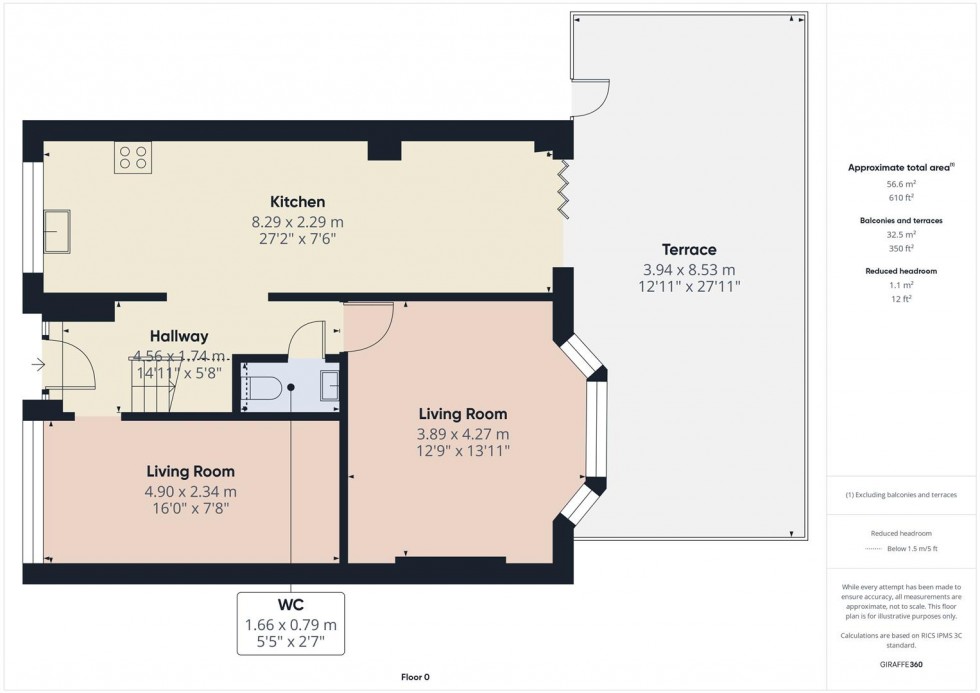 Floorplan for Pershore Drive, Burton-on-Trent