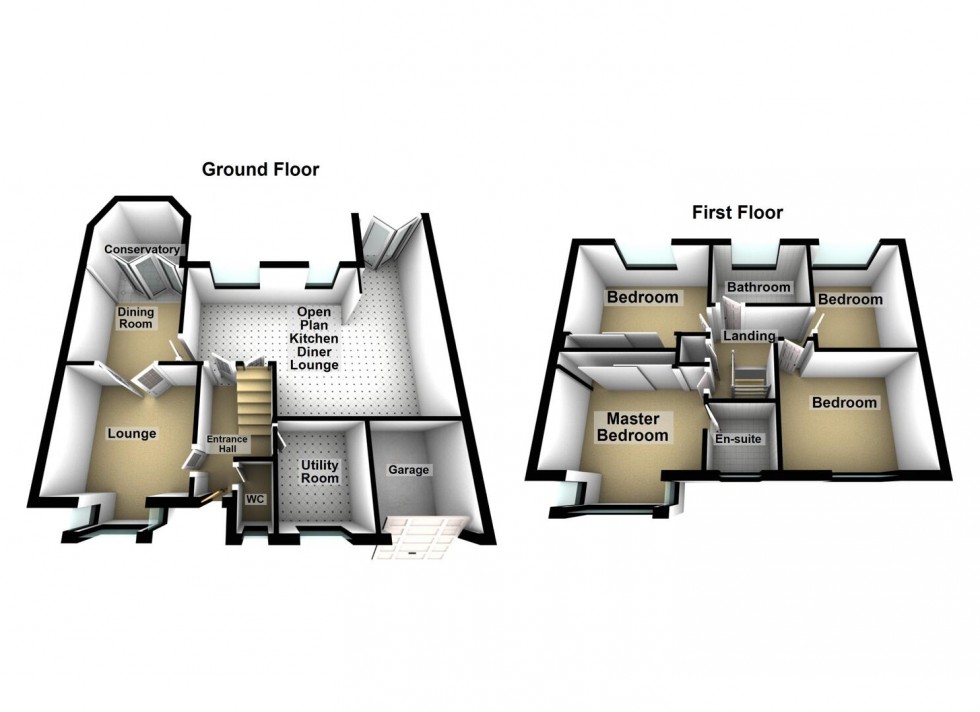 Floorplan for Charterhouse Avenue, Stafford