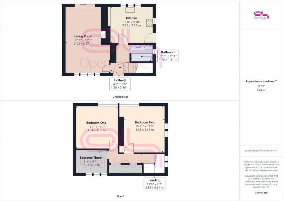 Floorplan for Chichester Road, Seaford