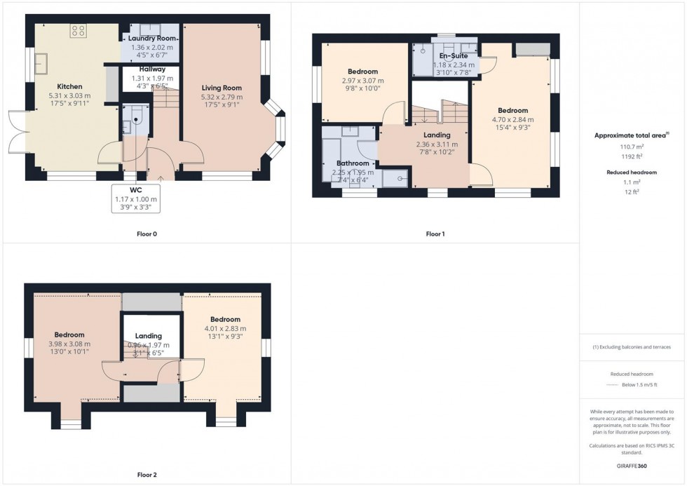 Floorplan for Harrier Way, Branston