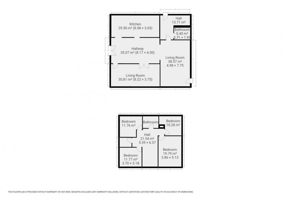 Floorplan for Dean House Farm, Allerton Lane