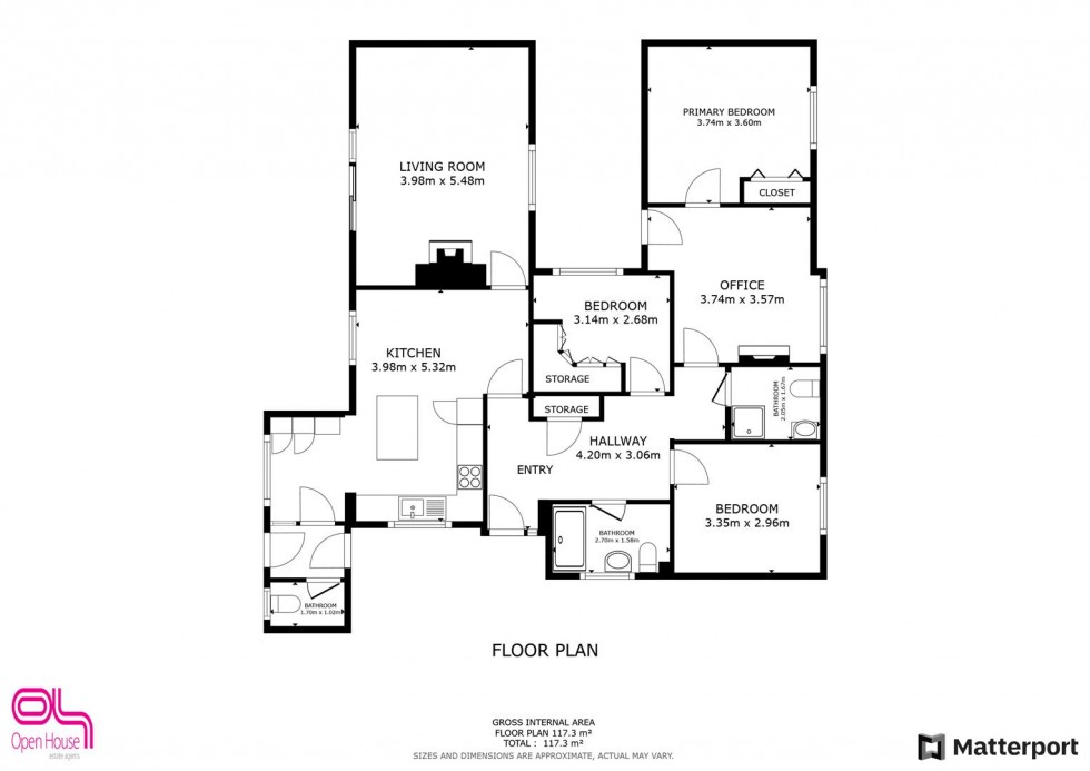 Floorplan for Park Lane, Hartford
