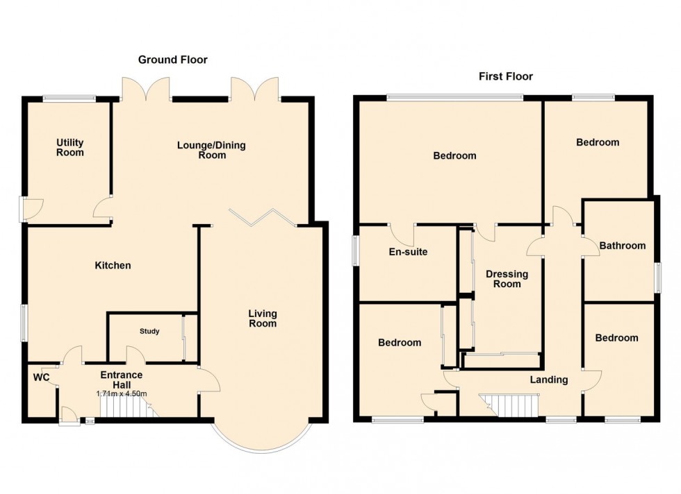 Floorplan for Oakleigh Court, Stone