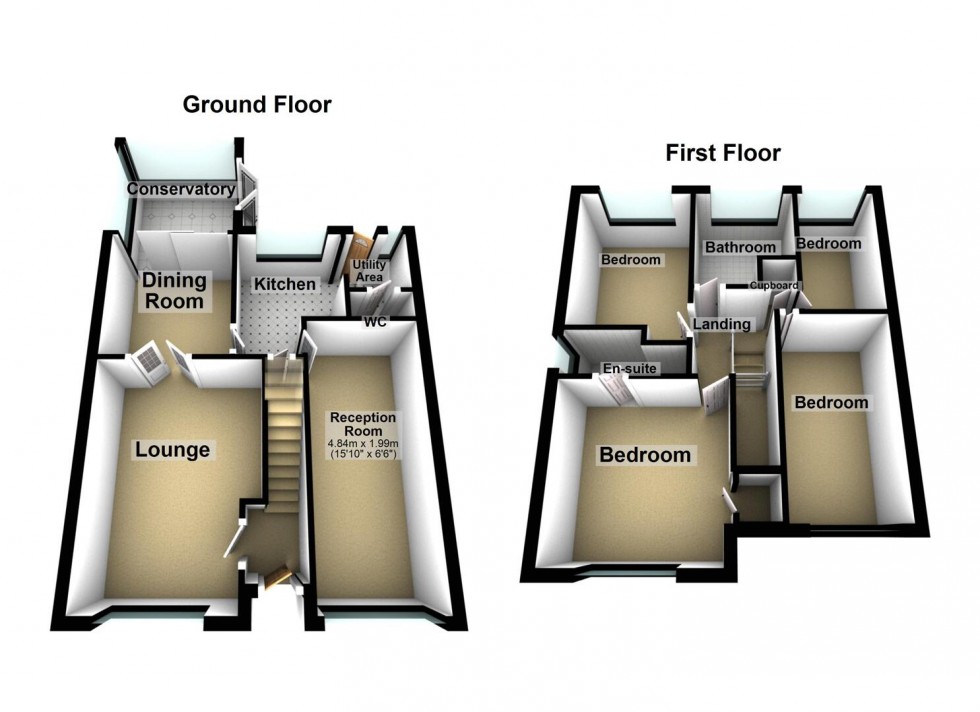Floorplan for Ampleforth Drive, Stafford