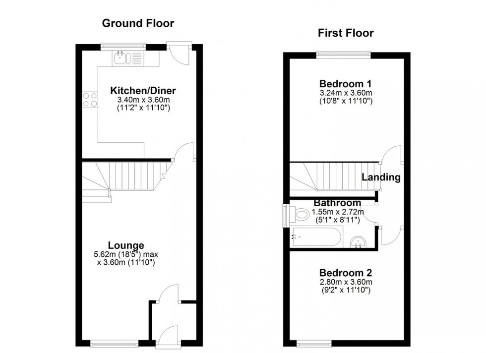 Floorplan for Archer Court, Longwell Green