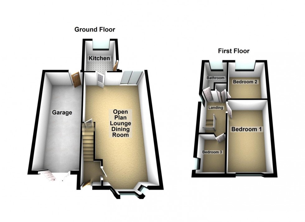 Floorplan for Wycherwood Gardens, Stafford