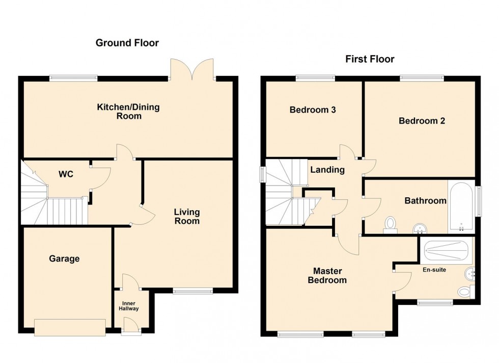 Floorplan for Winding House Drive, Hednesford