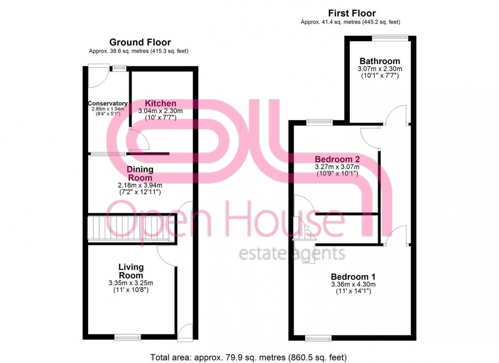 Floorplan for Widden Street, Gloucester