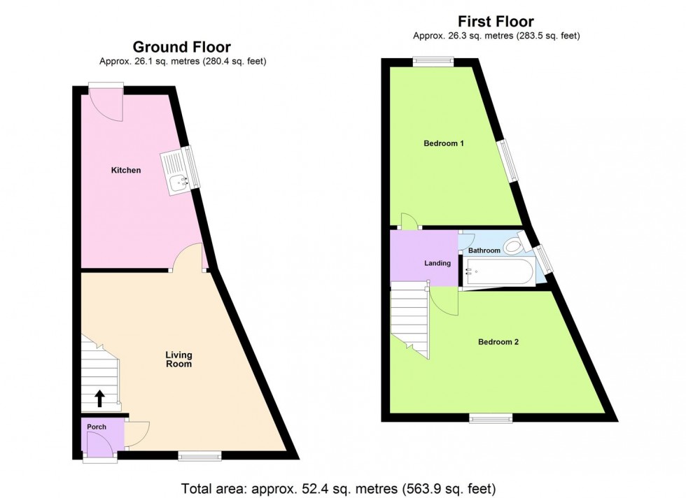 Floorplan for Clarence Street, Farnworth