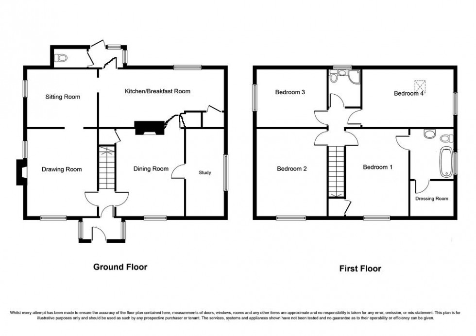 Floorplan for Badwell Road, Wyverstone, Stowmarket, IP14