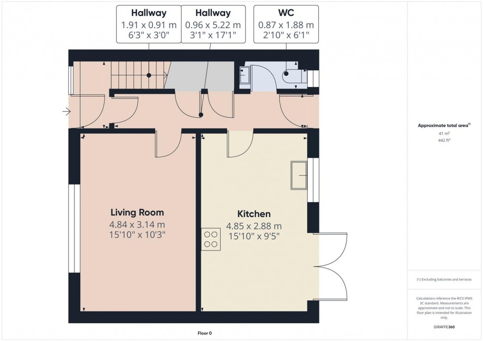 Floorplan for Grange Close, Burton Upon Trent