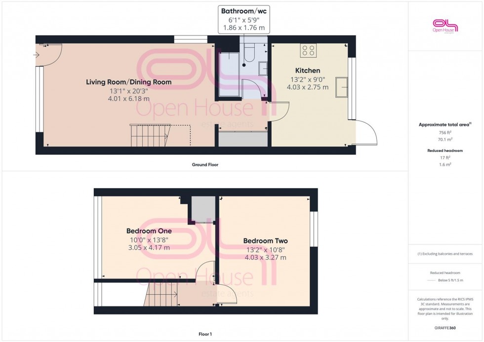 Floorplan for St. Leonards Close, Newhaven
