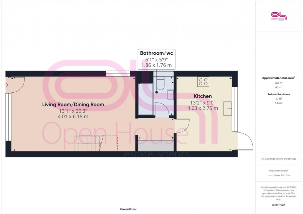 Floorplan for St. Leonards Close, Newhaven