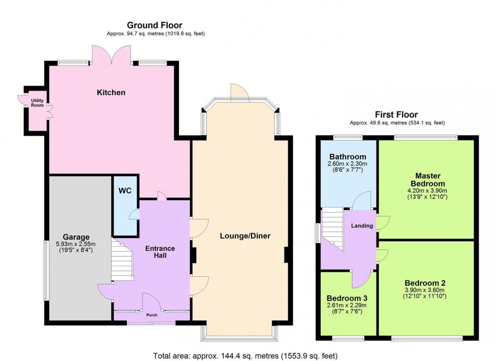 Floorplan for Chorley New Road, Lostock