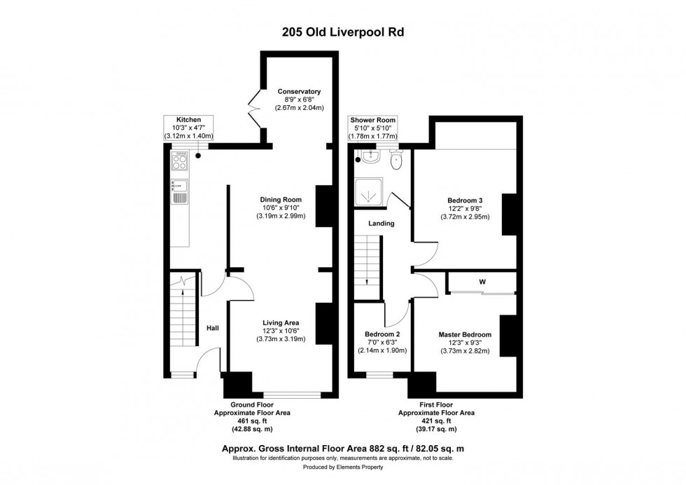 Floorplan for Old Liverpool Road, Warrington