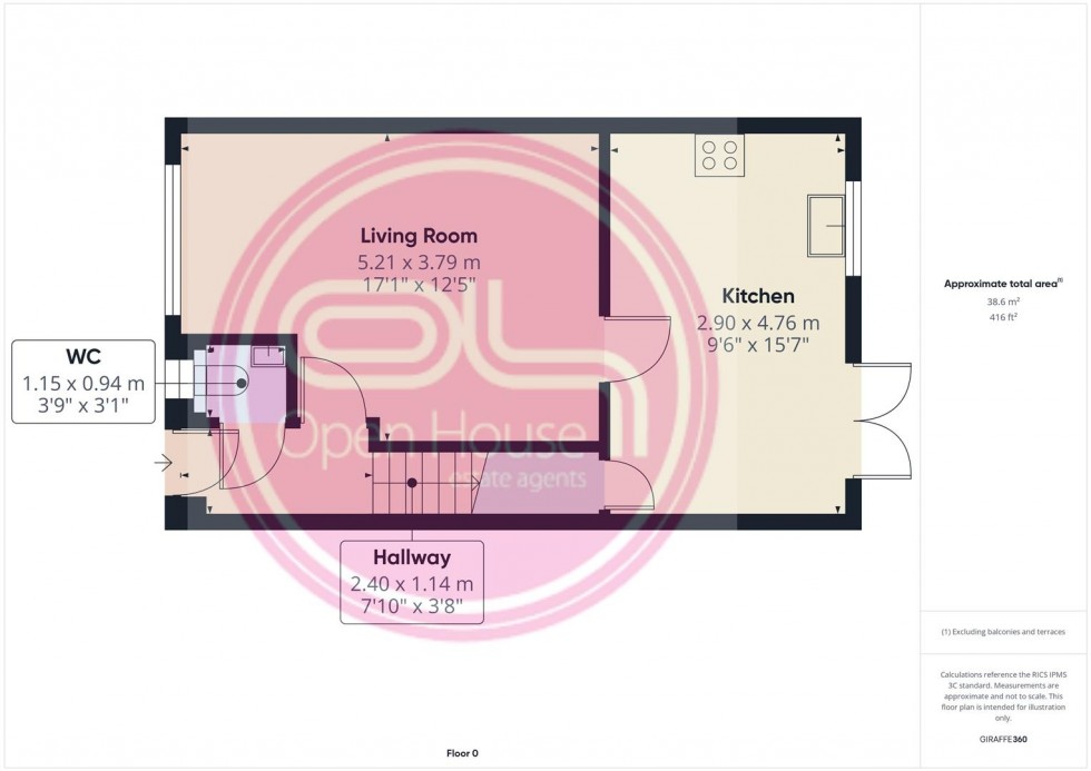 Floorplan for Osprey Drive, Branston
