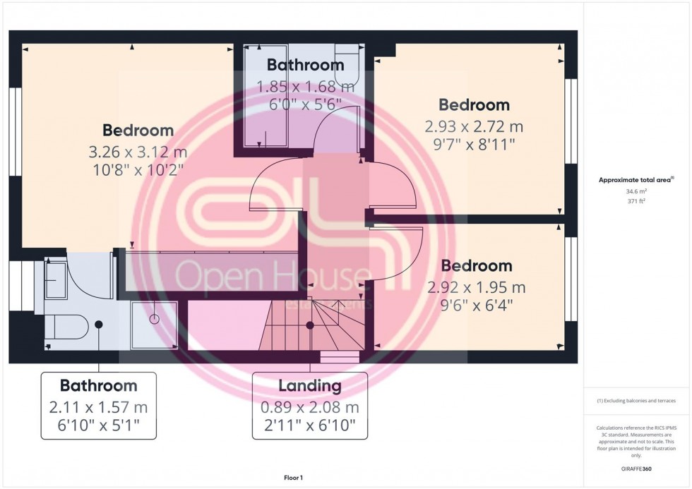 Floorplan for Osprey Drive, Branston