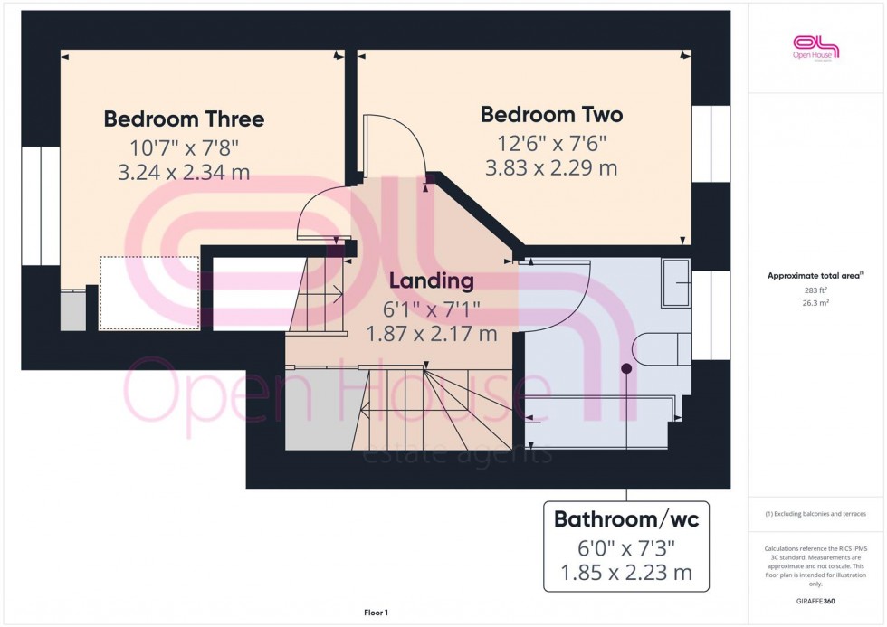Floorplan for Broomfield Avenue Peacehaven
