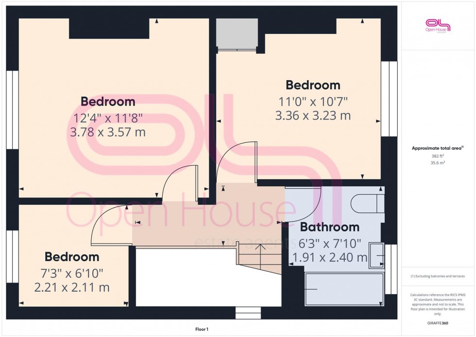 Floorplan for Broomfield Avenue, Telscombe Cliffs, Peacehaven