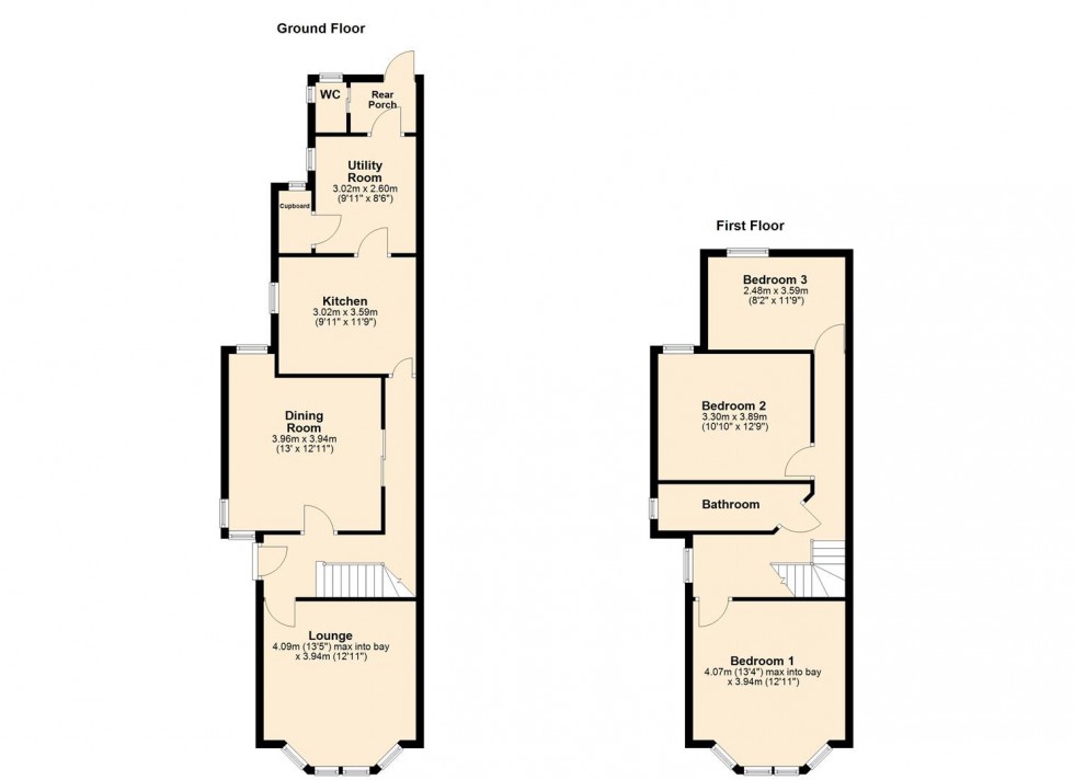 Floorplan for Avenue Road, King's Lynn