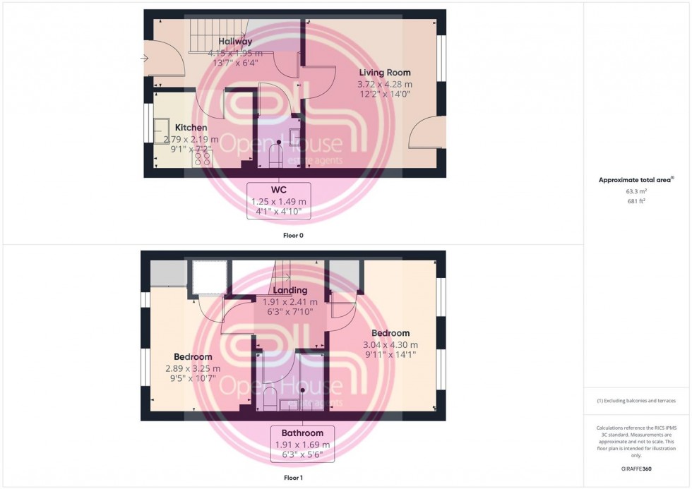 Floorplan for Magpie Close, Branston