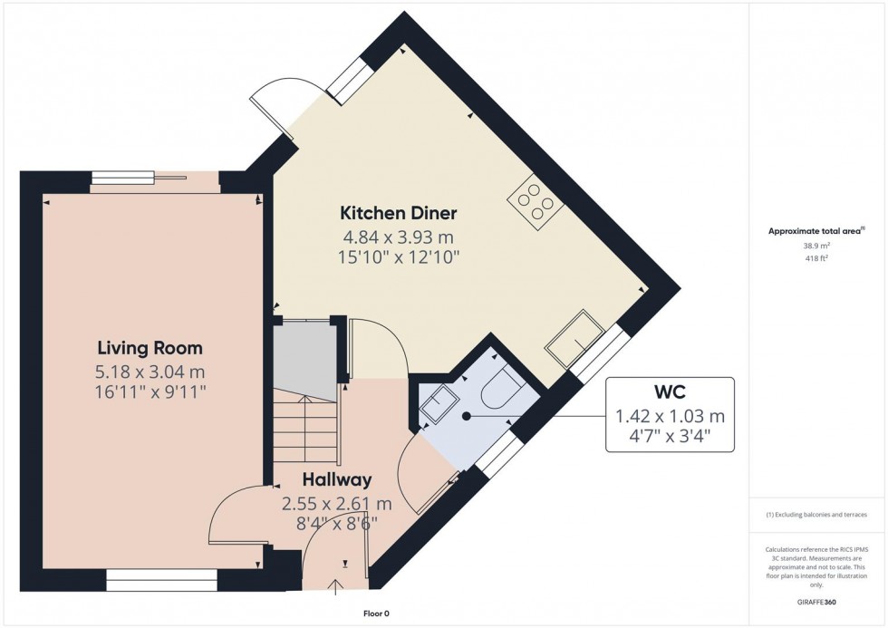 Floorplan for Nothill Road, Hilton