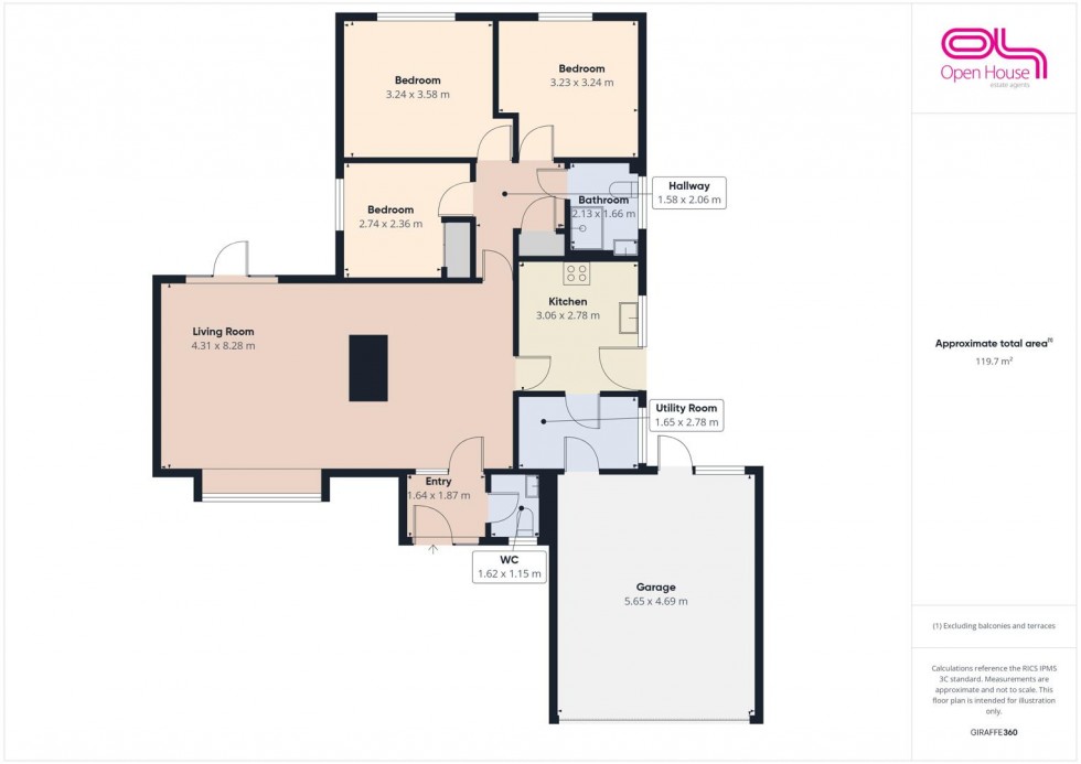 Floorplan for Creswell Farm Drive, Stafford