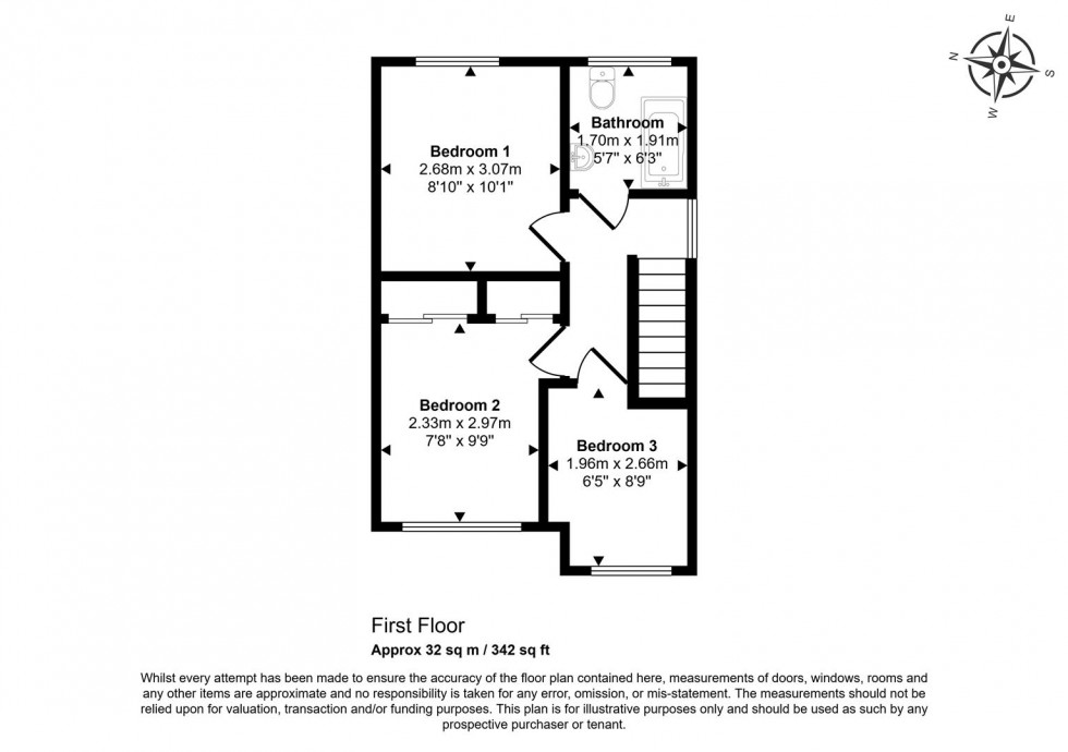 Floorplan for Weathercock Close, Woburn Sands, Milton Keynes