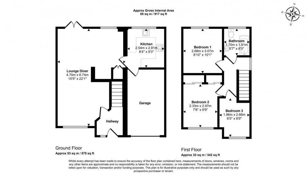 Floorplan for Weathercock Close, Woburn Sands, Milton Keynes