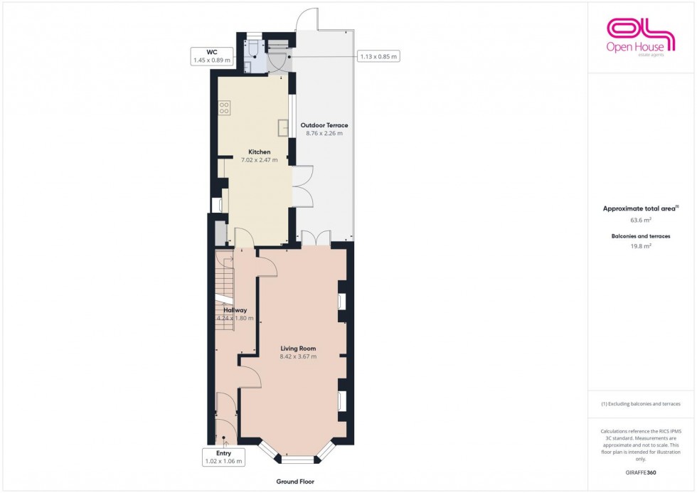 Floorplan for Meyrick Road, Stafford
